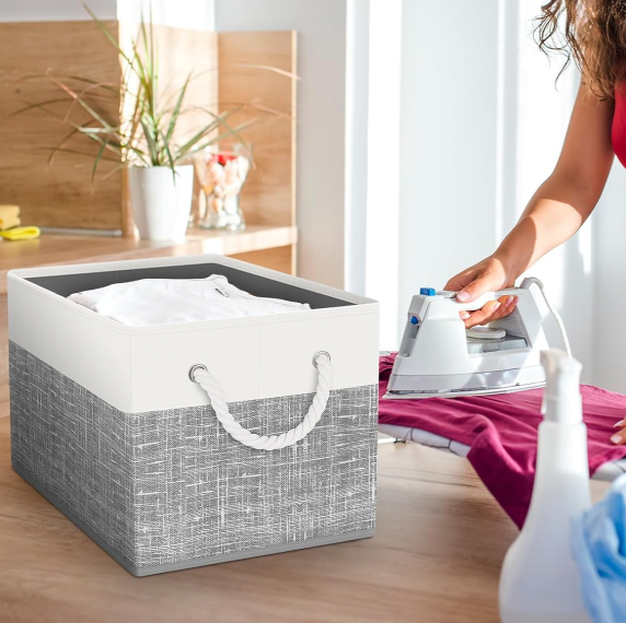 Foldable Storage Baskets 9 Pack for Closet - Image 2