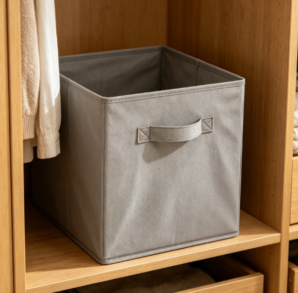 Foldable Fabric Storage Cubes 6 Pack with Handles