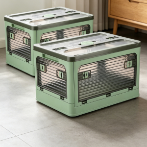 48L Collapsible Storage Bins with Handles 3 Pack