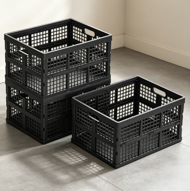 Small Plastic Storage Baskets 6 Pack